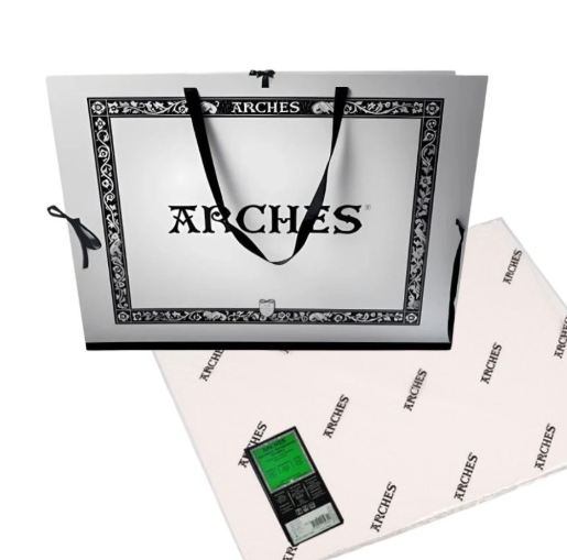 Limited Edition Arches Portfolio + Watercolor Paper - Includes (10) 140# Cold-Press 16"x20" Sheets