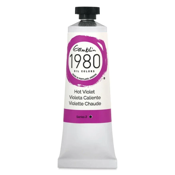Gamblin Artist's Colors Gamblin 1980 Oil Color, 150ml, Hot Violet 