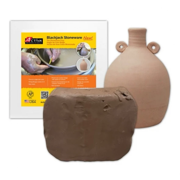 Activa Blackjack Stoneware Clay, Tan 20#