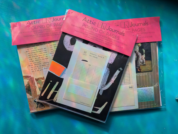 Attic Journals - Pound of Pages, Assorted Designs, 1lb