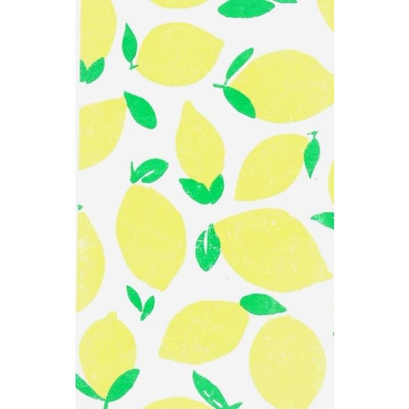  Giftsland Softcover Journal, Yellow & Green Lemons, 5" x 8" 