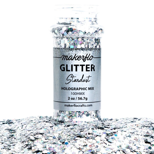 MakerFlo Glitter, 2oz., Chunky, Stardust