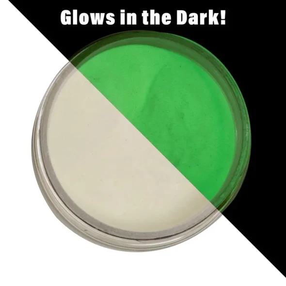  MakerFlow Glitter, 2oz., Fine, Firefly Glow (Glow in the Dark Powder) 