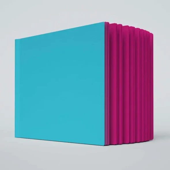  Uglybooks - Colored Paper Sketchbook, 5.75"x8", Blank - Blazer No. 2 