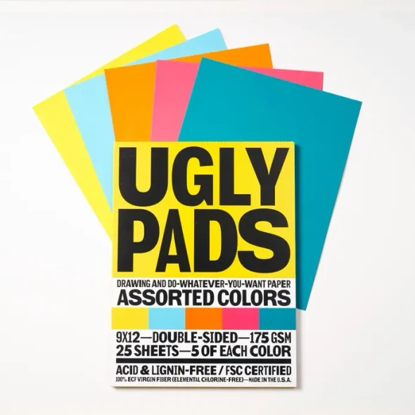  Uglybooks - Ugly Pad, 9"X12", 25pg, Juicebox 