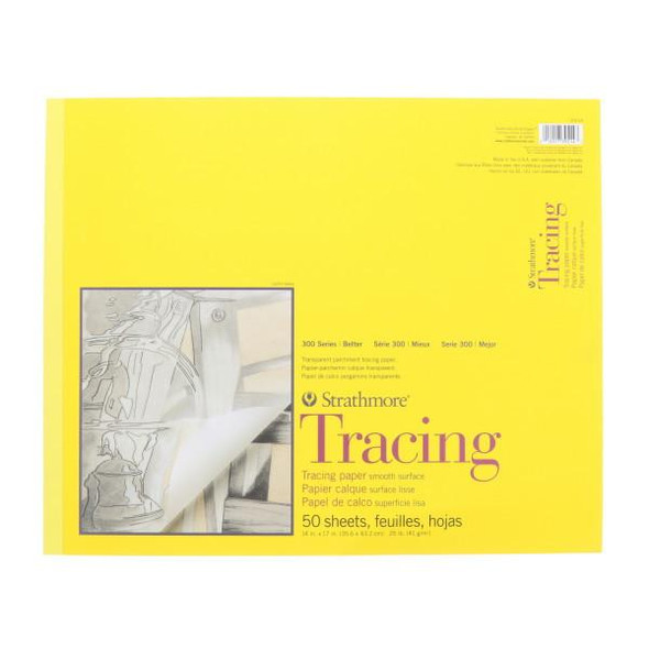 Strathmore Artist Papers, 300 Series Tracing Pad, 14" x 17"