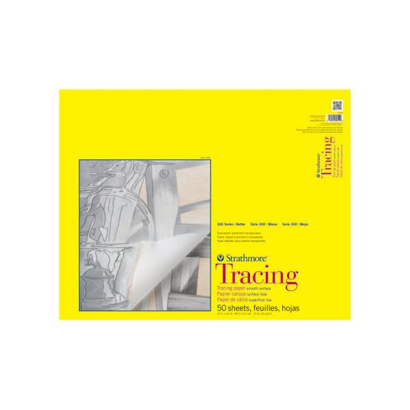 Strathmore Artist Papers, 300 Series Tracing Pad, 19" x 24"