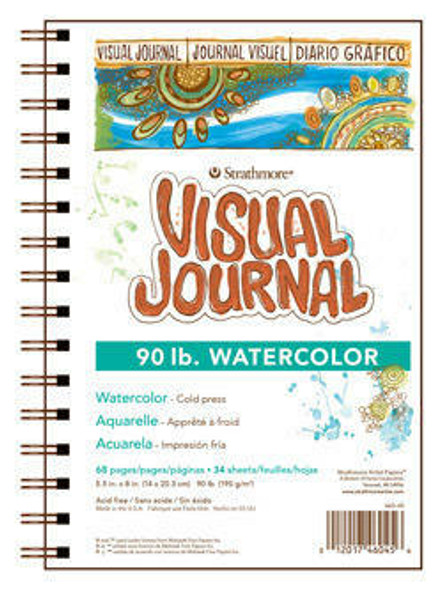Strathmore Artist Papers Visual Journals - Watercolor - 9 x 12 - 90 lb Cold Press