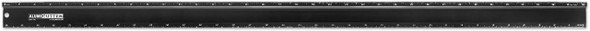 Alumicolor AlumiCutter Steel Edge Ruler, 36", Black
