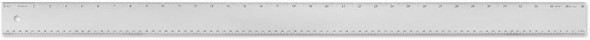Alumicolor Non-Slip Straight Edge Aluminum Ruler, 36", Silver