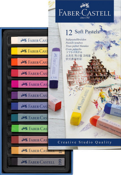 Faber-Castell Pitt Pastel Pencil, No. 192 - India Red (Box of 12)