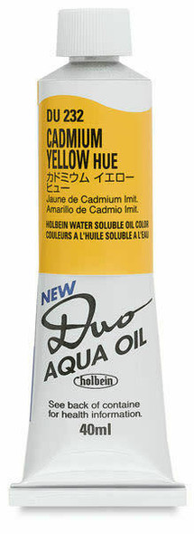 Holbein Duo Aqua Oil 40mL Cadmium Yellow Hue Yellow