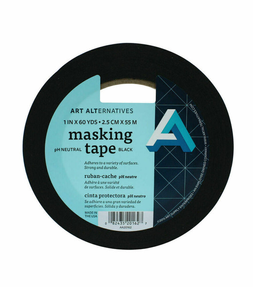 Art Alternatives AA Acid-Free Black Masking Tape - 1