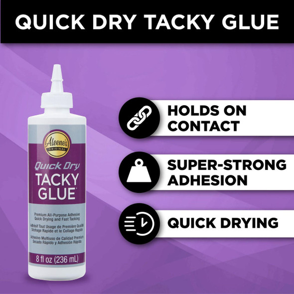 Aleene's - Quick Dry Tacky Glue - 8 oz.