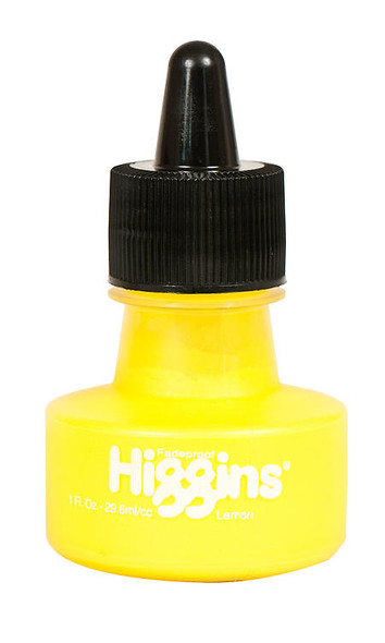 Chartpak, Inc Higgins Pigmented Waterproof Drawing Ink - Lemon