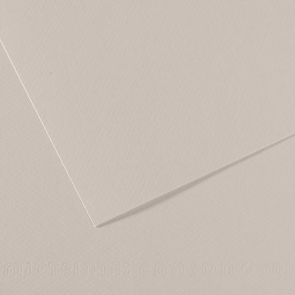 Canson - Mi-Teintes Paper Sheet - 19" x 25" - Pearl Gray