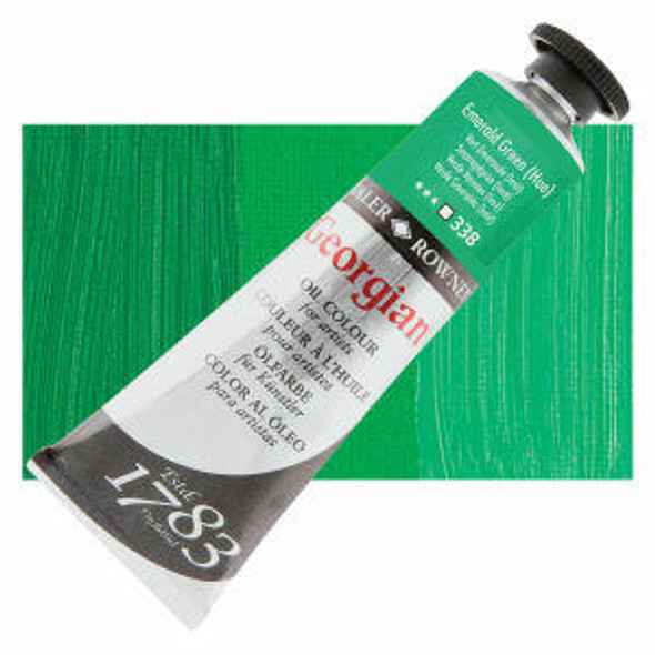 Daler-Rowney - Georgian Oil Color - 38ml Tube - Emerald Green Hue