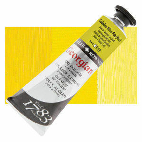 Daler-Rowney - Georgian Oil Color - 38ml Tube - Cadmium Yellow Pale Hue