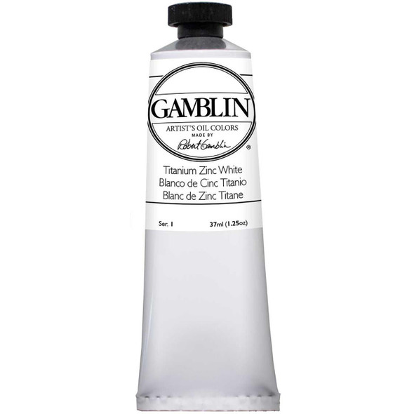 Gamblin Artist's Colors Gamblin Artist Grade Oil Color, 37ml Tube, Titanium-Zinc White