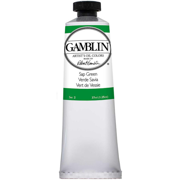 Gamblin Artist's Colors Gamblin Artist Grade Oil Color, 37ml Tube, Sap Green