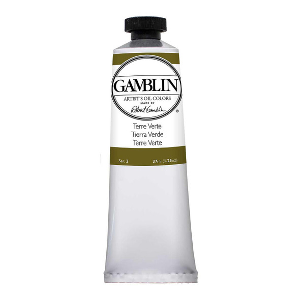 Gamblin Artist's Colors Gamblin Artist Grade Oil Color, 37ml Tube, Terre Verte