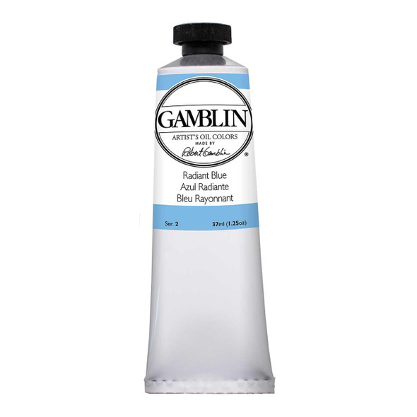 Gamblin Artist's Colors Gamblin Artist Grade Oil Color, 37ml Tube, Radiant Blue