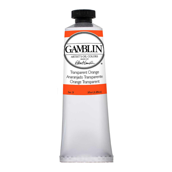 Gamblin Artist's Colors Gamblin Artist Grade Oil Color, 37ml Tube, Transparent Orange