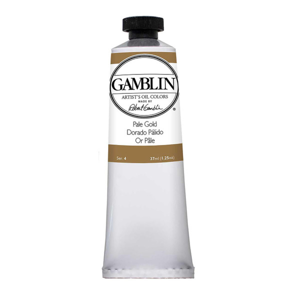Gamblin Artist's Colors Gamblin Artist Grade Oil Color, 37ml Tube, Pale Gold