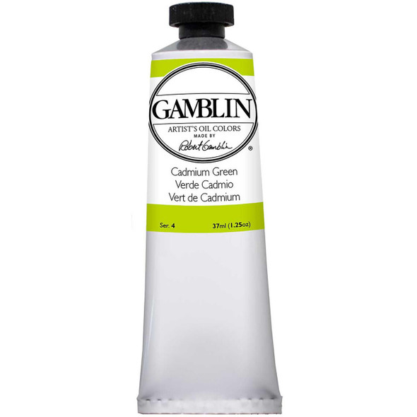 Gamblin Artist's Colors Gamblin Artist Grade Oil Color, 37ml Tube, Cadmium Green