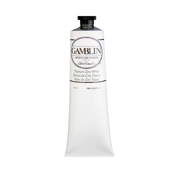 Gamblin Artist's Colors Gamblin Artist Grade Oil Color, 150ml, Titanium-Zinc White