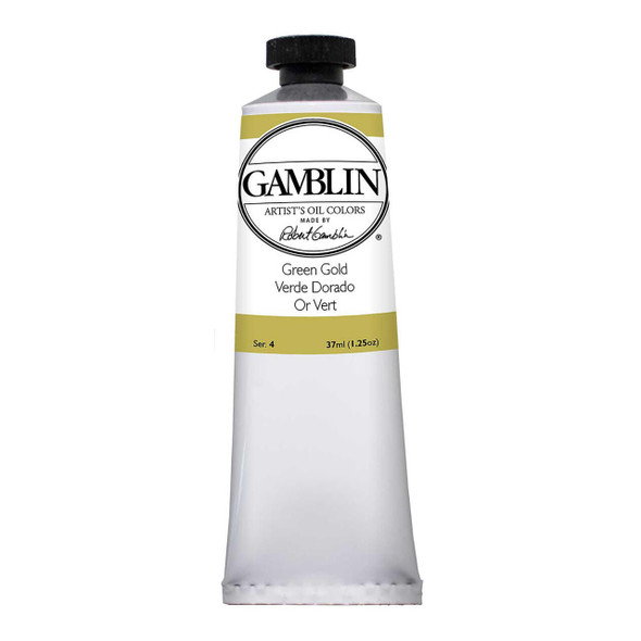 Gamblin Artist's Colors Gamblin Artist Grade Oil Color, 37ml Tube, Green Gold
