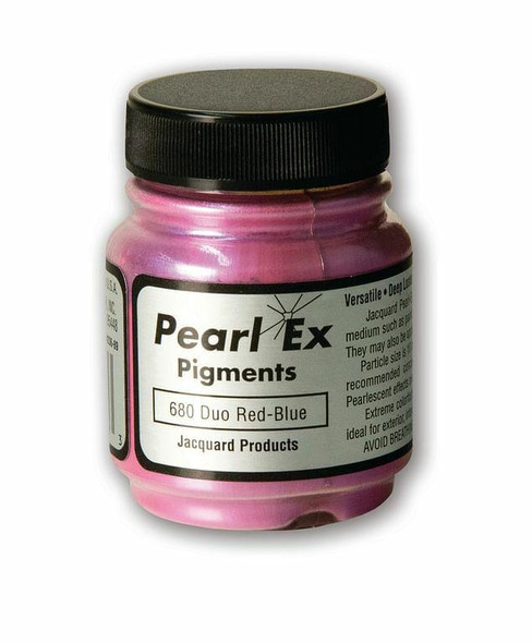 Jacquard - Pearl Ex Mica Pigments - 1/2 oz Jar - Duo Red-Blue