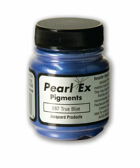 Jacquard - Pearl Ex Mica Pigments - 1/2 oz Jar - True Blue