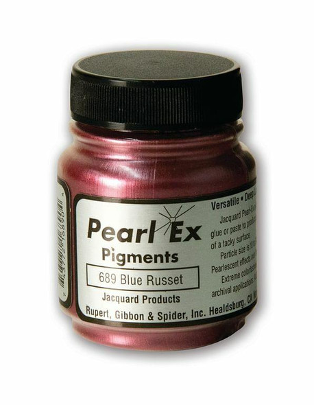 Jacquard - Pearl Ex Mica Pigments - 1/2 oz Jar - Blue Russet