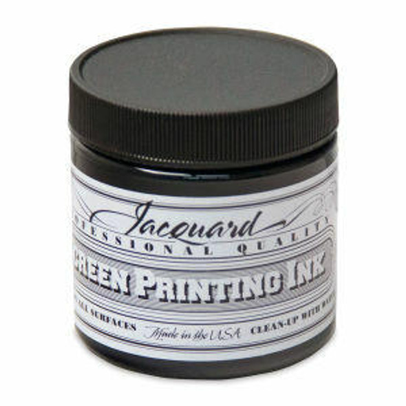 Jacquard - Professional Screen Printing Ink - 4 oz Jar - Black