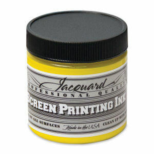Jacquard - Professional Screen Printing Ink - 4 oz Jar - Opaque Yellow