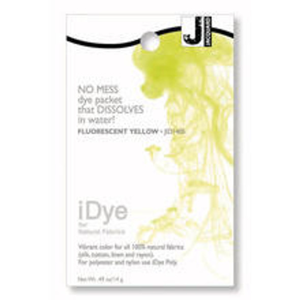 Jacquard - iDye Fabric Dye - 100percent Natural Fabric iDye - Fluorescent Yellow