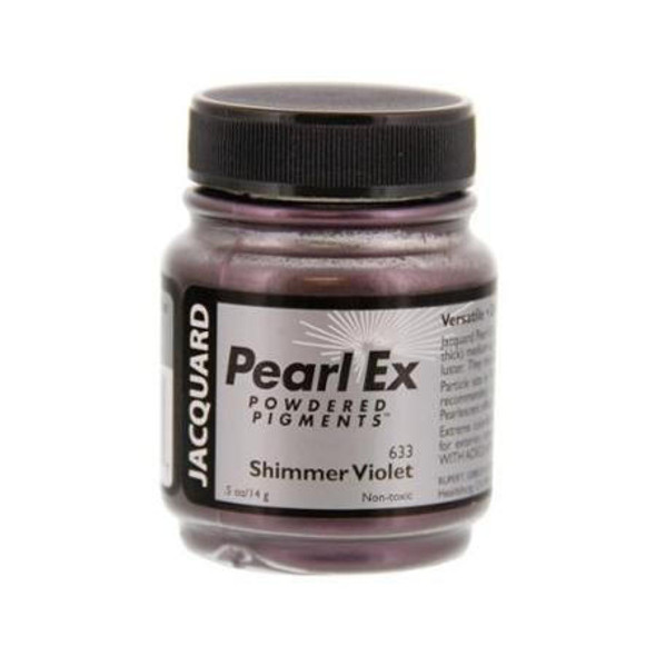  Jacquard - Pearl Ex Mica Pigments - 3/4 oz. Jar - Shimmer Violet 