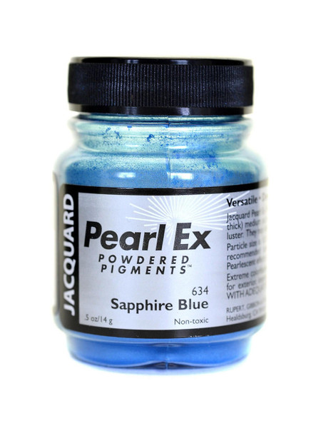  Jacquard - Pearl Ex Mica Pigments - 3/4 oz. Jar - Sapphire Blue 