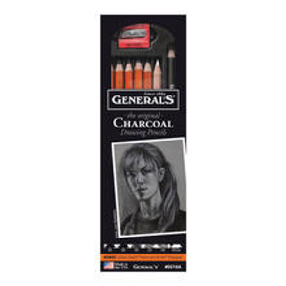 General Pencil Co, Inc General Pencil - The Original Charcoal Drawing Pencil Set