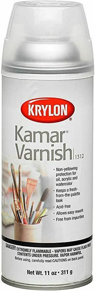 KRYLON Workable Fixative Spray: Premium Spray Paints, Color Stabilizing  Spray, Clear, Solvent, Gloss