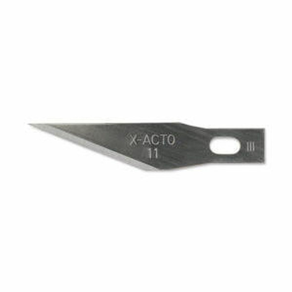 2-PACK - X-ACTO Z Series Light-Weight Replacement Blade, No 11, 4-7/8 in L,  Stainless Steel Blade, Gold Hue, 5 blades per pack