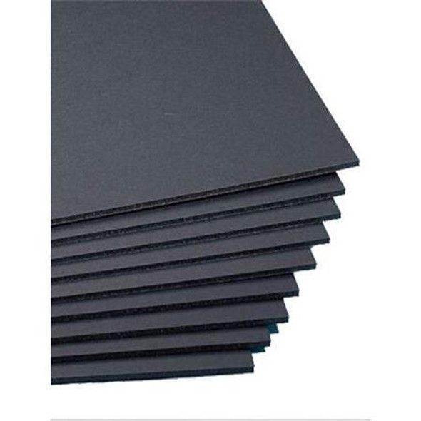 Black Gator Board - 3/16 Thickness - Multiple Sizes - 10 Pieces - 10 pc  Multi Pack - Rigid Foam Backing Board (12 x 18)