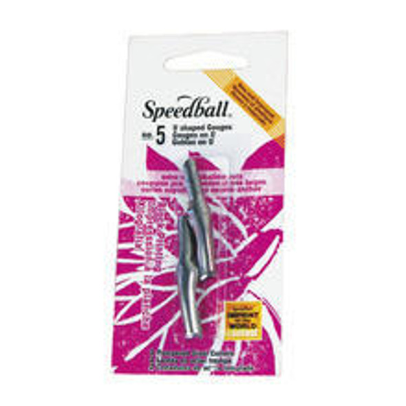 Speedball Art Products Speedball - Linoleum Cutters - Cutters w/Replacement Blades - #5- Large Gouge