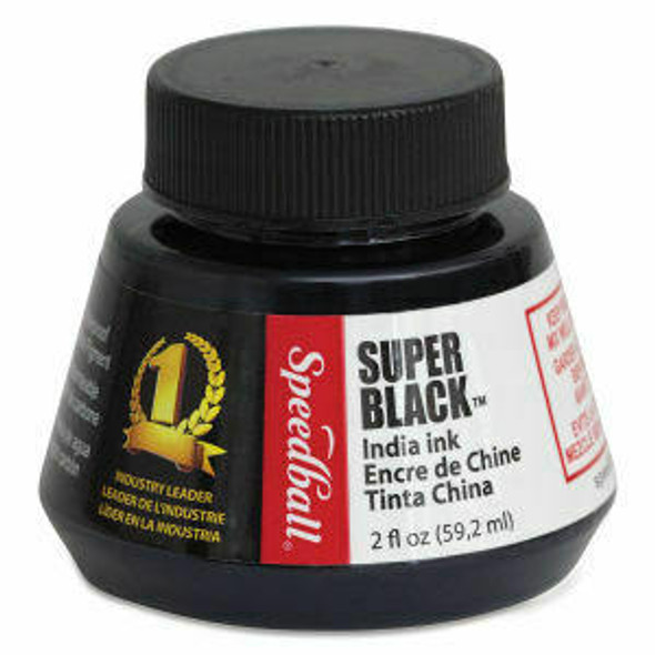 Speedball Art Products Speedball - Super Black India Ink - 2 oz Bottle