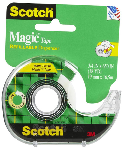 3M CO. 3M Scotch Magic Tape, 3/4" x 18yds 