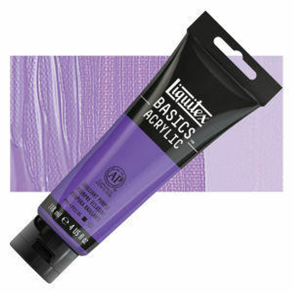 Liquitex - BASICS Acrylic Color - 4 oz Tube - Brilliant Purple