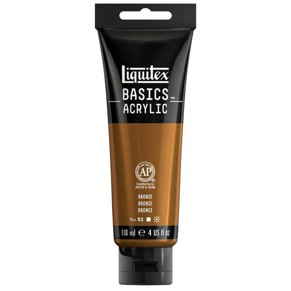  Liquitex - BASICS Acrylic Color - 4 oz. Tube - Bronze 