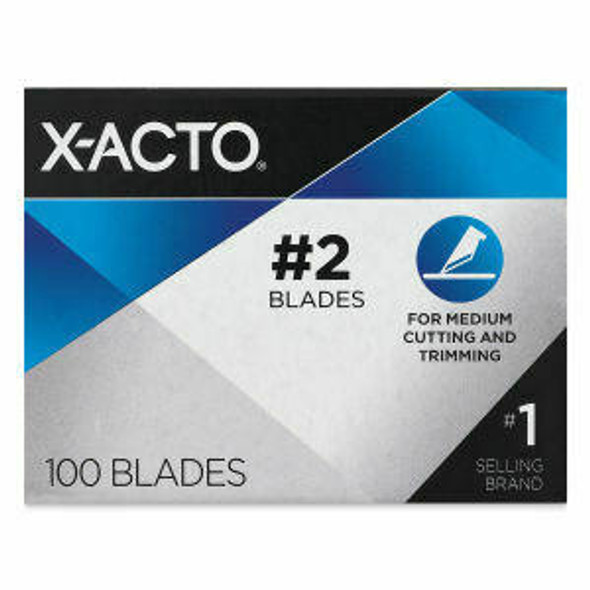 Xacto X-Acto - Bulk Pack Knife Blades - #2 - 100/Pk