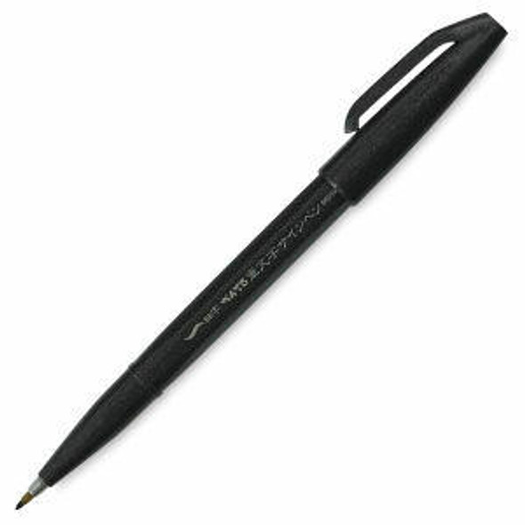 Pentel - Sign Pen - Brush-Tip - Black